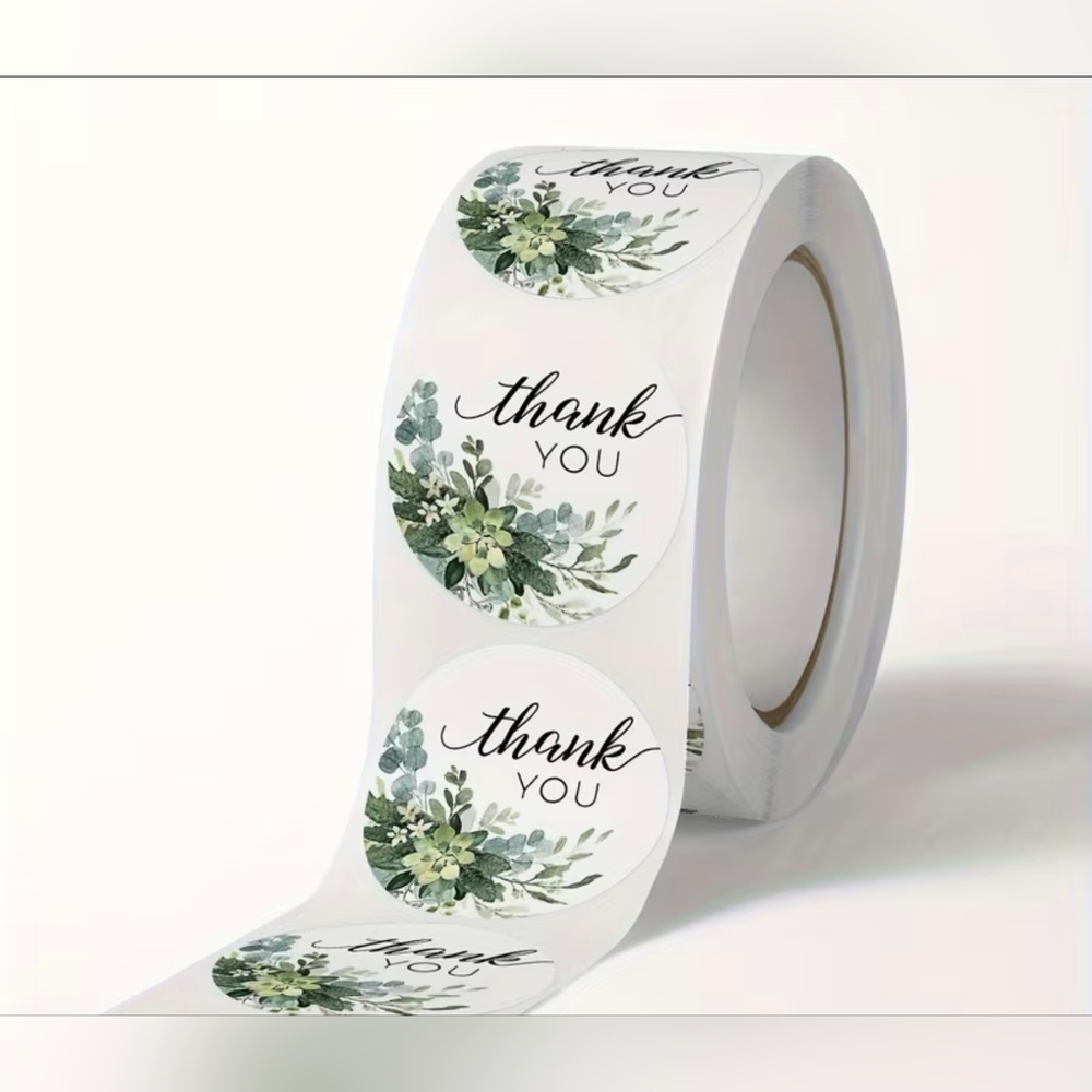 500pcs Thank you stickers new.